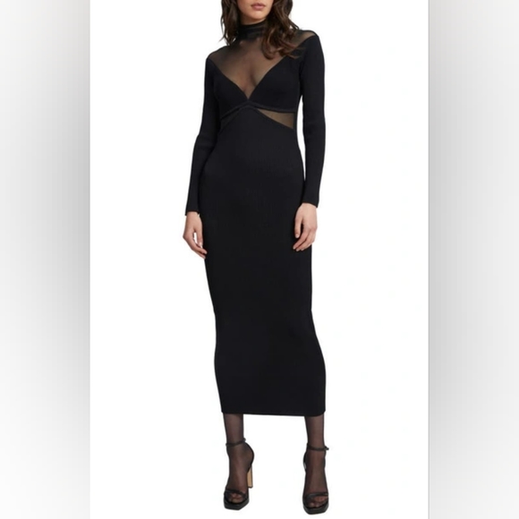 11. NWT BARDOT APEROL KNIT MIDI DRESS